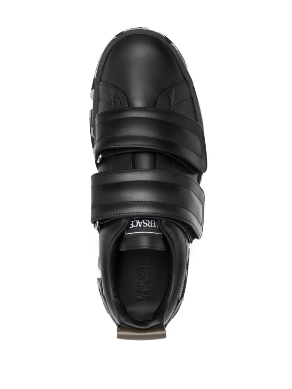 SEO Alt Text: "Versace Greca Labyrinth Chunky Leather Sneakers - High-quality replica sneakers featuring a distinctive Greca pattern and durable leather construction, perfect for trendy casual wear."