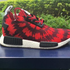 Adidas NMD Spider Man replica sneakers featuring a vibrant red and blue colorway, inspired by the iconic superhero, with comfortable cushioning and a stylish silhouette perfect for casual wear.