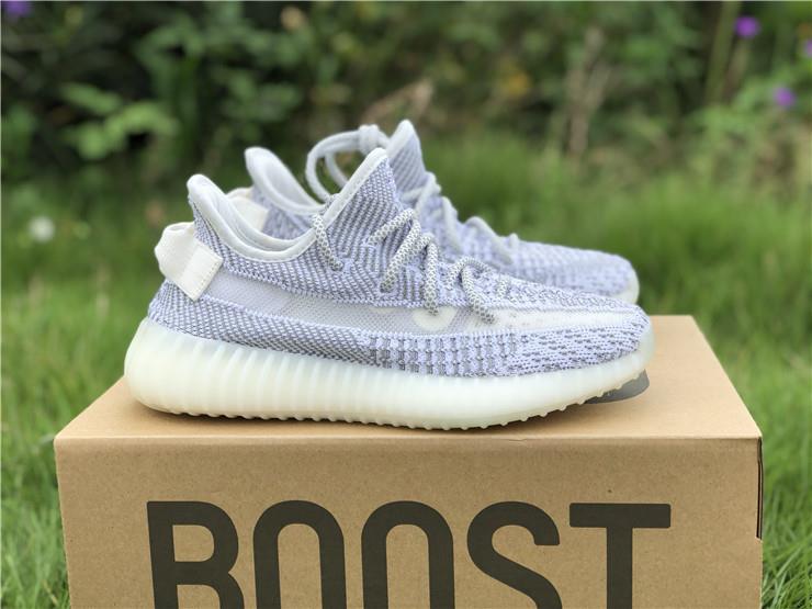 Adidas Yeezy Boost 350 V2 Static Reflective replica sneakers showcasing a stylish design with a reflective upper, perfect for sneaker enthusiasts seeking high-quality alternatives.