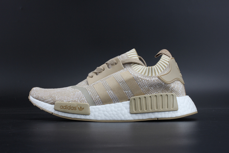 Adidas NMD R1 PK Linen Khaki BY1912 replica sneakers featuring a stylish khaki upper and distinctive NMD design, perfect for a trendy casual look.