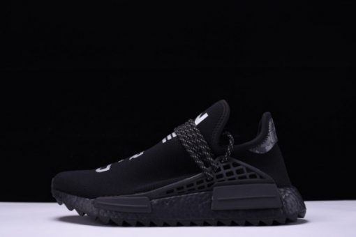 Adidas Pharrell x NMD Human Race You Nerd replica sneakers, featuring vibrant colors and unique design elements, showcasing the iconic silhouette and branding details for sneaker enthusiasts.