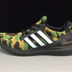 Adidas Ultra Boost 40 Bape Camo replica sneakers featuring a stylish camouflage design, crafted for comfort and performance, perfect for sneaker enthusiasts and collectors.
