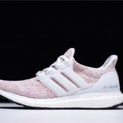Adidas Ultra Boost 40 Candy Cane replica sneakers featuring a vibrant red and white colorway, designed for comfort and style, perfect for sneaker enthusiasts and collectors.