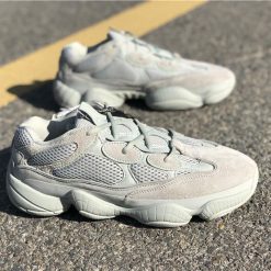 Adidas Yeezy Boost 500 Salt replica sneakers featuring a stylish design with a muted color palette, showcasing premium materials and superior craftsmanship for sneaker enthusiasts.