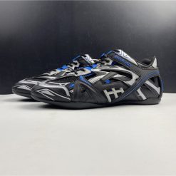 Replica Balenciaga Drive Black Blue Sneaker, high-quality replica sneakers featuring a sleek design, premium materials, and distinct color combination for a stylish look.