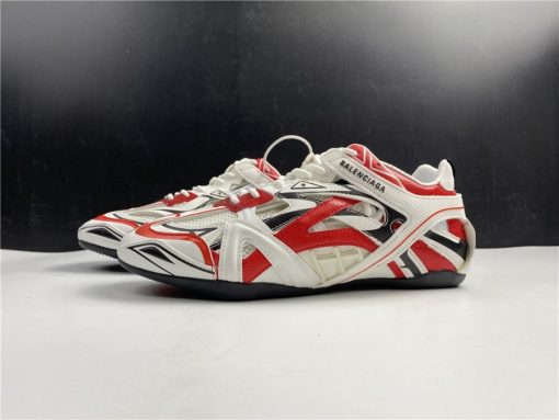 Replica Balenciaga Drive Red White Sneaker - high-quality replica sneakers featuring bold red and white color scheme, sleek design, and premium craftsmanship perfect for stylish and trendy footwear lovers.