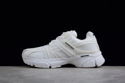 Balenciaga Phantom White Sneaker model featuring a sleek design and premium materials, displayed as high-quality replica sneakers in an online store setting.
