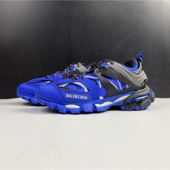 Replica Balenciaga Track Black Royal Sneaker showcasing high-quality craftsmanship and attention to detail, perfect for sneaker enthusiasts looking for stylish replica sneakers.