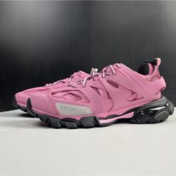 Replica Balenciaga Track Pink Black Sneakers showcasing a stylish design with vibrant color accents, perfect for sneaker enthusiasts seeking high-quality replica sneakers.