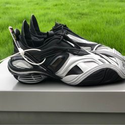 Balenciaga Tyrex Black Grey Sneaker - Stylish and high-quality replica sneakers featuring a sleek black and grey design, perfect for those seeking trendy footwear options.