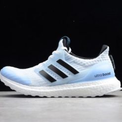 Game Of Thrones x Adidas Ultra Boost 40 White Walkers replica sneakers featuring a sleek white design with unique details inspired by the iconic series, perfect for fans and sneaker enthusiasts alike.