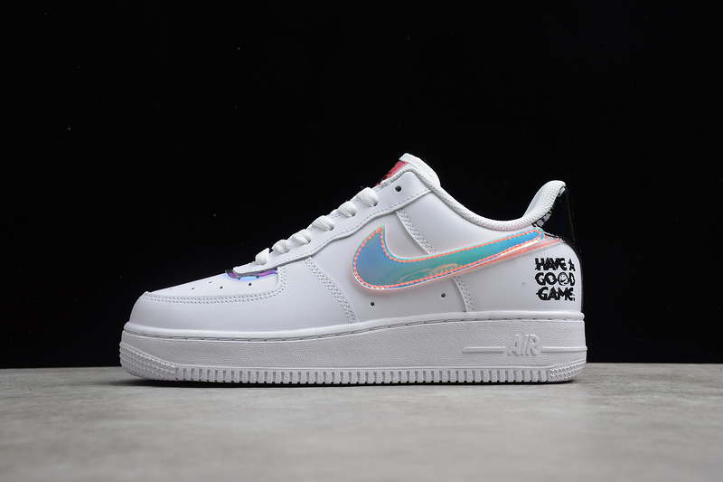 Nike Air Force 1 Low Have A Good Game replica sneakers featuring a sleek design, premium materials, and vibrant color accents, perfect for sneaker enthusiasts and collectors.