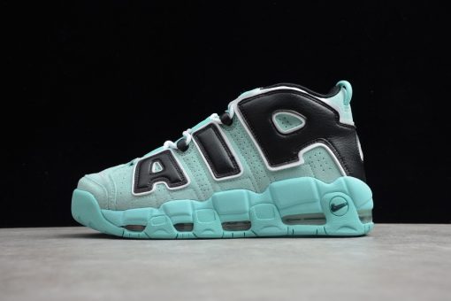 Nike Air More Uptempo Light Aqua replica sneakers featuring a vibrant colorway, unique design, and high-quality craftsmanship, perfect for sneaker enthusiasts and collectors.