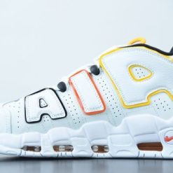 Nike Air More Uptempo Rayguns replica sneakers featuring vibrant color accents and bold