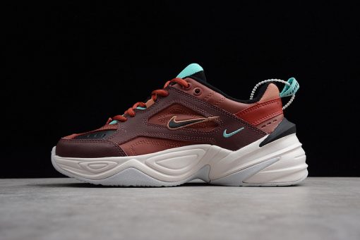 Nike M2K Tekno Mahogany Mink replica sneakers featuring a stylish design and premium materials, perfect for sneaker enthusiasts seeking high-quality alternatives.