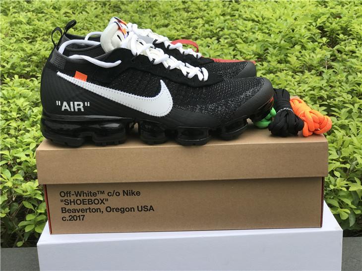 Off White X Nike Air Vapor Max replica sneakers featuring a sleek design, distinctive colorway, and signature branding details, perfect for sneaker enthusiasts seeking high-quality alternatives.