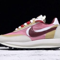 Sacai x Nike LVD Waffle Daybreak replica sneakers featuring a unique layered design and high-quality materials for a stylish look.