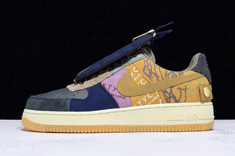 Travis Scott x Nike Air Force 1 Low Cactus Jack replica sneakers featuring a stylish design, premium materials, and unique detailing, perfect for sneaker enthusiasts looking for high-quality shoes.