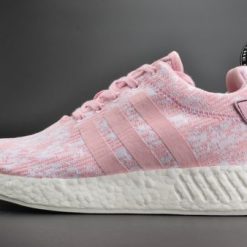 WMNS Adidas NMD R2 Wonder Pink replica sneakers featuring a stylish design, comfortable cushioning, and a vibrant pink colorway perfect for casual wear and sneaker enthusiasts.