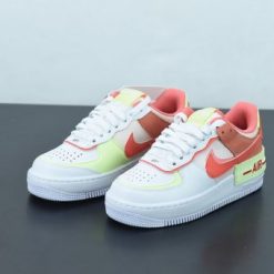 High-quality replica sneakers featuring the Wmns Nike Air Force 1 Shadow CI0919 110 design, showcasing a stylish and modern silhouette with a white and subtle color palette, perfect for trendy footwear enthusiasts.