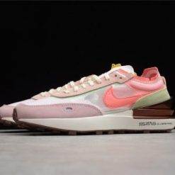 High-quality replica sneakers featuring the Wmns Nike Waffle One Rawdacious design, showcasing a stylish blend of colors and textures ideal for casual wear.