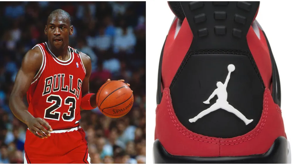 Air Jordan 4 Toro Bravo replica sneakers featuring a vibrant red and black colorway, showcasing premium materials and attention to detail, perfect for sneaker enthusiasts seeking high-quality replicas.