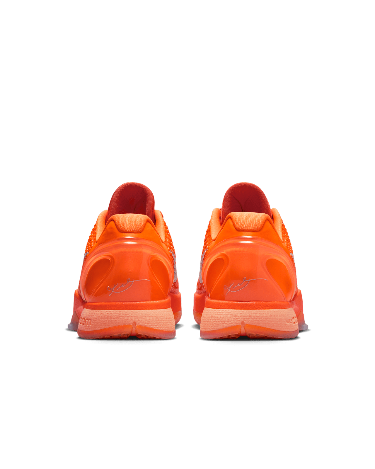 Kobe 6 Protro Total Orange replica sneakers featuring a vibrant orange upper, sleek design, and signature Kobe branding, perfect for sneaker enthusiasts and collectors.
