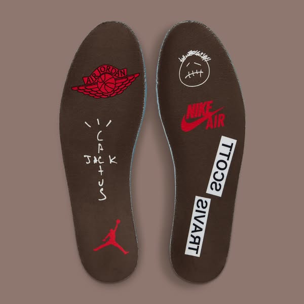 Travis Scott x Air Jordan 1 Low OG "Velvet Brown" replica sneakers featuring a rich brown velvet upper, stylish design, and high-quality craftsmanship for sneaker enthusiasts.