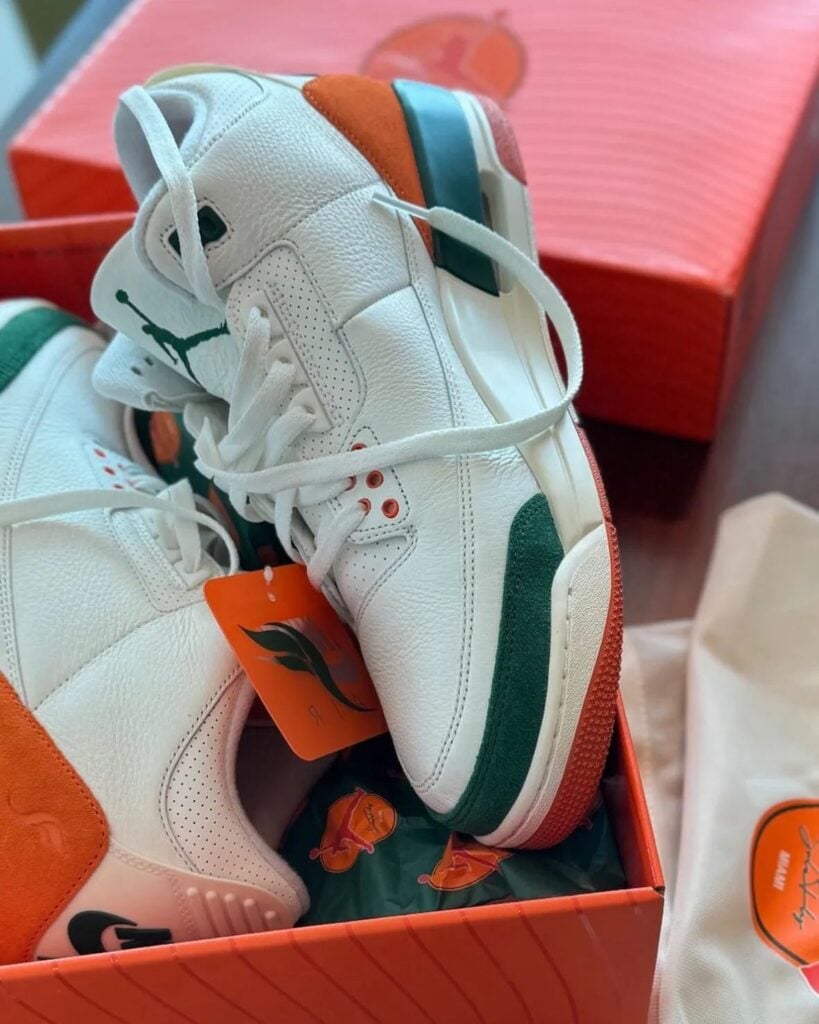 Solefly Air Jordan 3 replica sneakers showcasing premium materials and craftsmanship, designed for sneaker enthusiasts seeking high-quality alternatives.